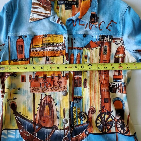 Mirror Imaged Venice Italy Art  Post Card Print Jacket - Picture 11 of 15